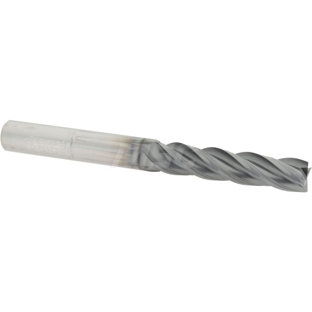 Accupro 446L3125SQC11 Square End Mill: 5/16 Dia, 1-3/8 LOC, 5/16 Shank Dia, 3 OAL, 4 Flutes, Solid Carbide Image