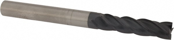 Accupro 446S1562SQC11 Square End Mill: 5/32 Dia, 3/8 LOC, 3/16 Shank Dia, 2 OAL, 4 Flutes, Solid Carbide 