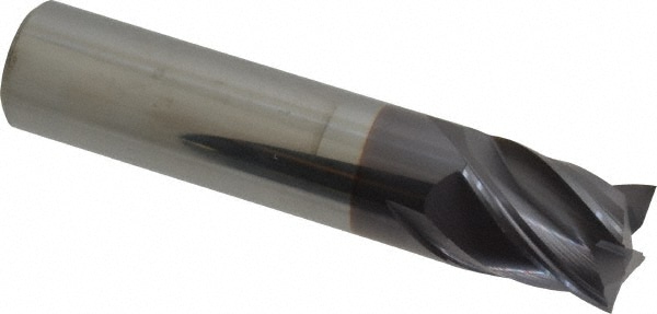 Accupro 446S6250SQC11 Square End Mill: 5/8 Dia, 3/4 LOC, 5/8 Shank Dia, 3 OAL, 4 Flutes, Solid Carbide Image