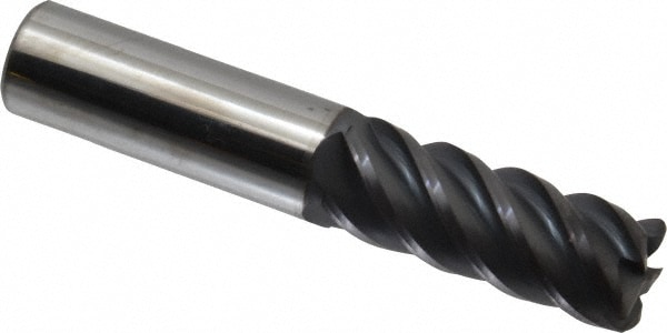 Accupro 5456250060C11 Corner Radius End Mill: 5/8" Dia, 1-5/8" LOC, 0.06" Radius, 5 Flutes, Solid Carbide Image