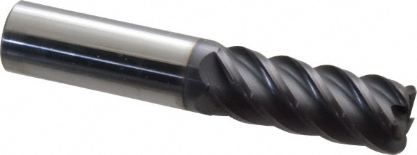 Accupro 5456250090C11 Corner Radius End Mill: 5/8" Dia, 1-5/8" LOC, 0.09" Radius, 5 Flutes, Solid Carbide Image