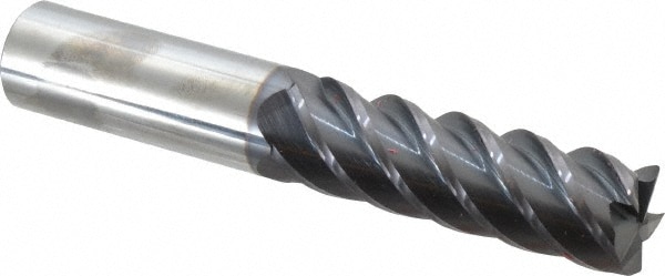 Accupro 545L1000030C11 Corner Radius End Mill: 1" Dia, 3-1/4" LOC, 0.03" Radius, 5 Flutes, Solid Carbide Image