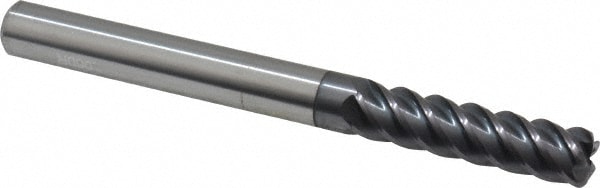 Accupro 545L3750060C11 Corner Radius End Mill: 3/8" Dia, 1-1/2" LOC, 0.06" Radius, 5 Flutes, Solid Carbide Image