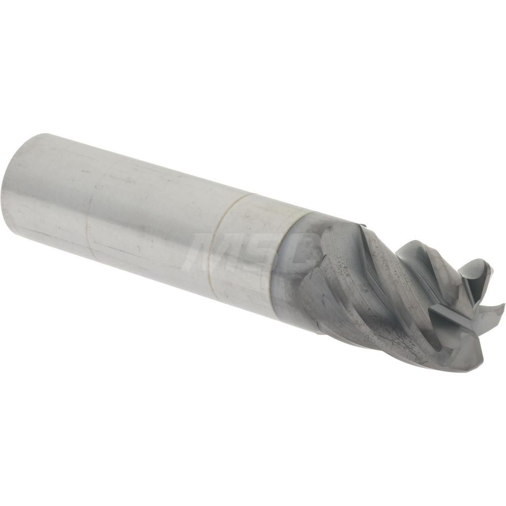 Accupro 545S6250060C11 Corner Radius End Mill: 5/8" Dia, 3/4" LOC, 0.06" Radius, 5 Flutes, Solid Carbide Image