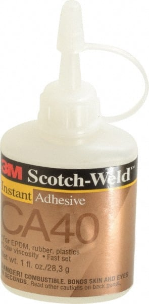Adhesive Glue: 1 oz Bottle, Yellow