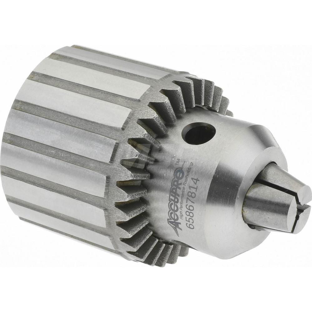 Accupro Drill Chuck 1/16 to 1/2" Capacity, Tapered Mount, JT33 MSC