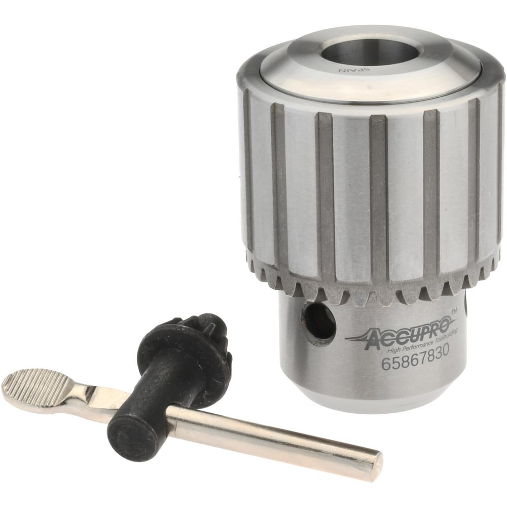 Accupro - Drill Chuck: 1/32 to 5/8″ Capacity, Tapered Mount, JT3