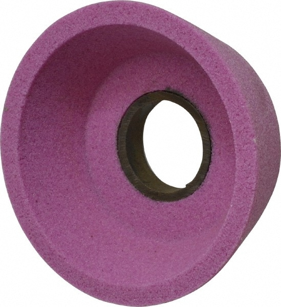 Tool & Cutting Grinding Wheel: 4" Dia, 1-1/2" Width, 60 Grit, L Hardness, Type 11