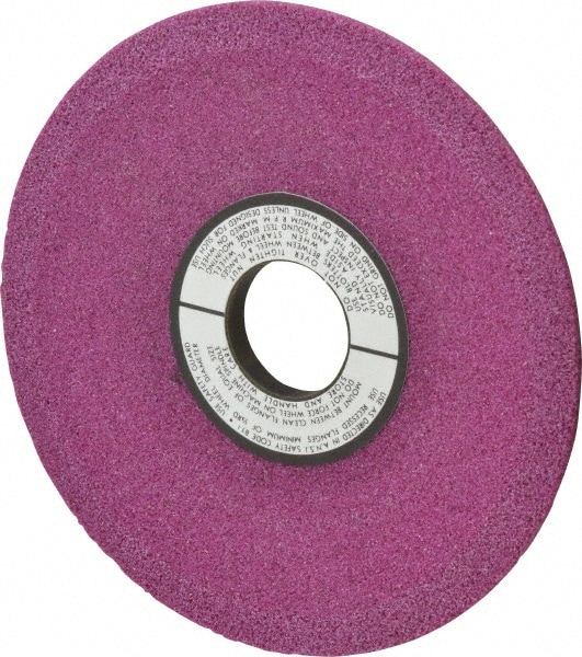 Grier Abrasives T12-6R31535 6" Diam, 1-1/4" Hole Size, 1/2" Overall Thickness, 46 Grit, Type 12 Tool & Cutter Grinding Wheel Image