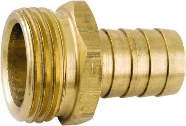 Lot of 5 Brass 3/4" Barb x 3/4" FHT Hose Repair/Connector,Garden Hose Fitting 