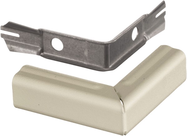 2.59 Inch Long x 0.58 Inch Wide x 2.59 Inch High, Raceway Elbow End - Ivory, For Use with HBL500 Series Raceways and HBL750 Series Raceways