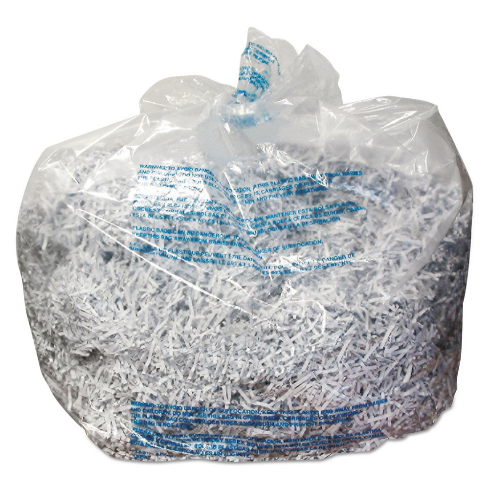 Office Machine Supplies: Shredder Bags, Clear - Use with Swingline® CHS10-30, CM15-30, LS32-30, LX20-30, LM12-30, LSM09-30 & Stack-and-Shred&trade; 500X, 500M, 750X, 750M