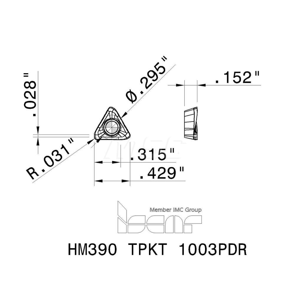 HOT100%新品 イスカル ヘリIQミル チップ 1505PDR IC330