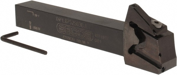 Seco 2823297 0.256" Max Depth, 0.031" to 0.118" Width, External Left Hand Indexable Grooving Toolholder Image