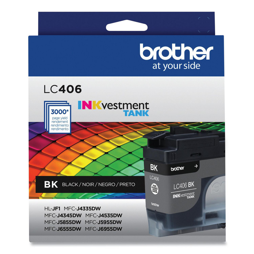 brother Office Machine Supplies: Ink/Ink Cartridges, Black, 1 per Pack - Use w/ Brother MFC-J4335DW, J4335DW XL, J4345DW XL, J4535DW, J4535DW XL
