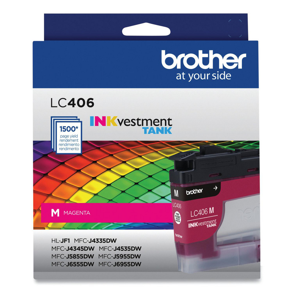 brother Office Machine Supplies: Ink/Ink Cartridges, Magenta, 1 per Pack - Use w/ Brother MFC-J4335DW, J4335DW XL, J4345DW XL, J4535DW, J4535DW XL