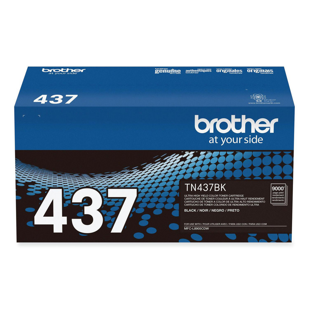 brother Office Machine Supplies: Toner/Toner Cartridges, Black, 1 per Pack - Use w/ Brother MFC-L8905CDW | Part #BRTTN437BK