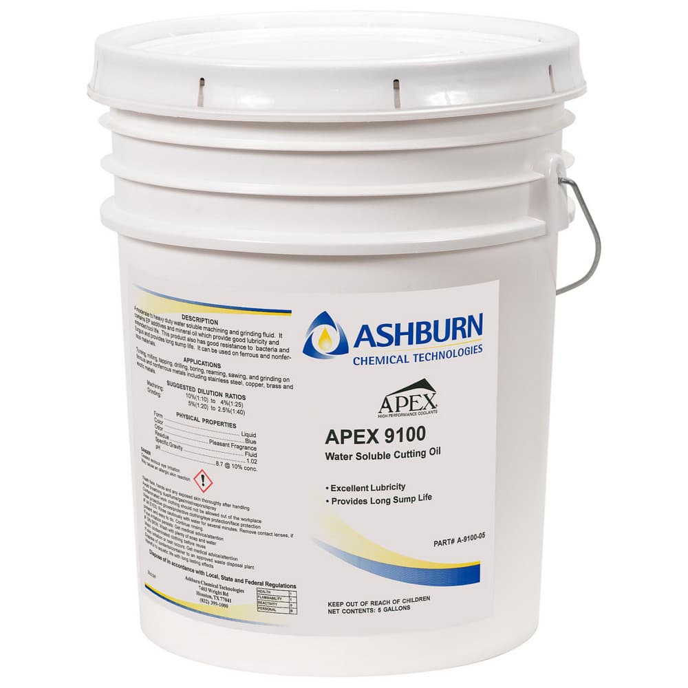Ashburn Chemical Technologies A-9100-05 Metalworking Fluid: 5 gal Pail 