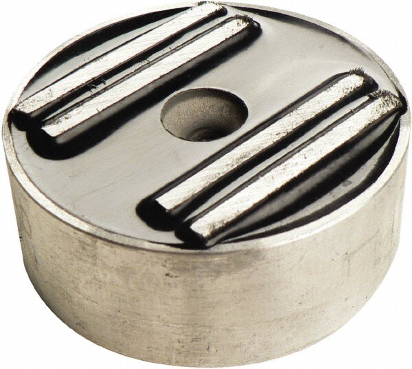 2" Wide x 1" Thick, Center Mount Neodymium Rare Earth Fixture Magnet