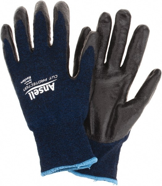 Ansell 97-505-11 Cut & Abrasion-Resistant Gloves: Size 2XL, ANSI Cut A4, Foam Nitrile, Kevlar 
