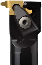 Seco Indexable Threading Toolholder: Internal, Right Hand, 1.339 x 1.427" Shank - Steel, 2" Min Bore, 1/2" Insert Inscribed Circle, Series Snap Tap