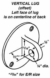 Offset Vertical Lug Drop Indicator Back