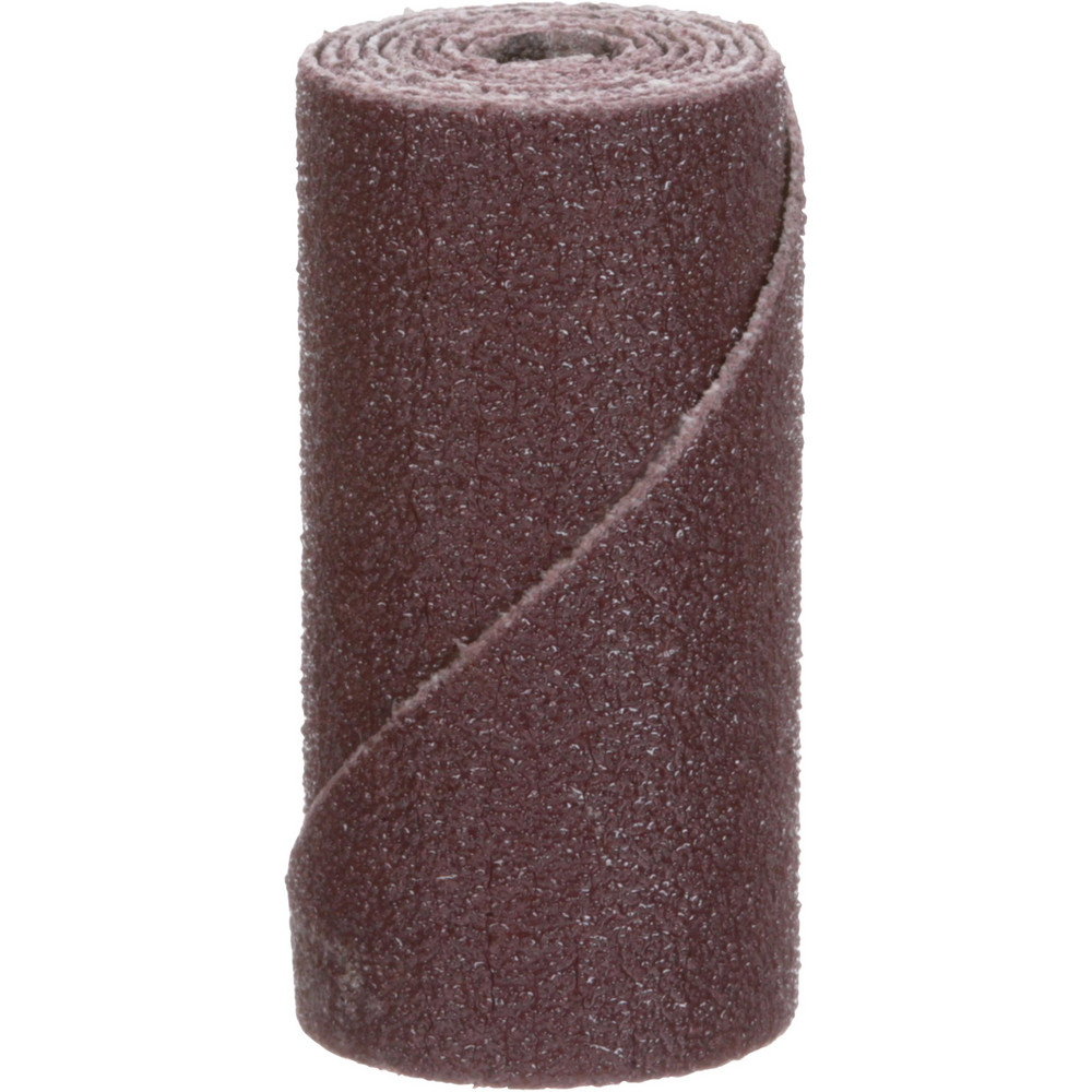Straight Cartridge Roll: 1/2" Dia, 50 Grit, Aluminum Oxide