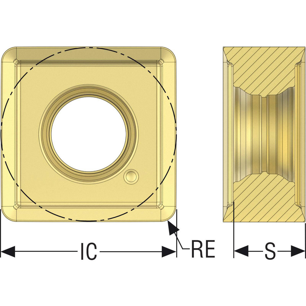 Seco Milling Insert ANSI SNXU130612TNM12, ISO SNXU130612TNM12
