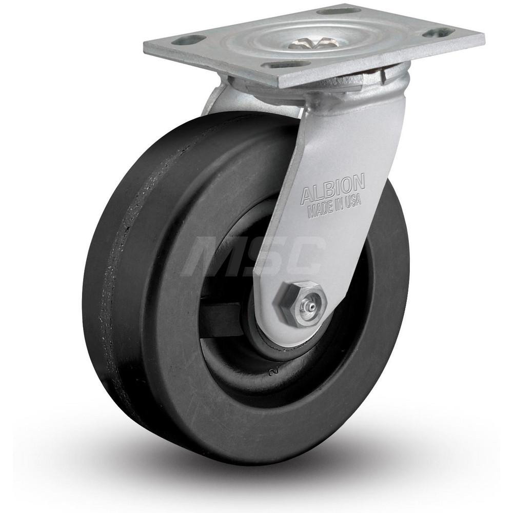 Value Collection V16TM03101S Swivel Top Plate Caster: Phenolic & Polymer, 3" Wheel Dia, 600 lb lb Capacity, 4-1/2" OAH Image