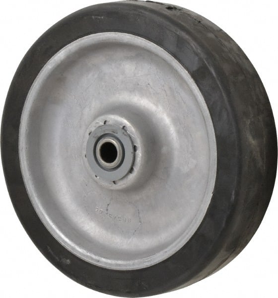 Caster Wheels Rubber Base w/ Top Plate & Bearing W/ Brake 8 Pack 2.5" w/ Brake 