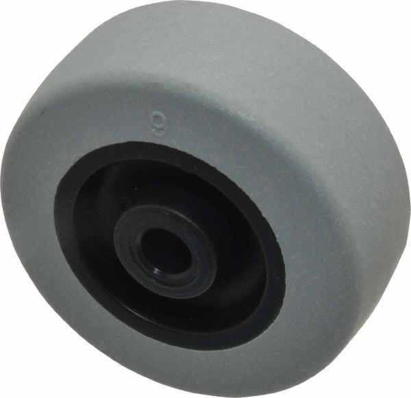 thumbnail image 2 of 8" Diameter X 2" Wide Extra Soft Rubber Caster Wheel With Roller Bearing - Heavy Duty, GMC-SI-0274 2 of 4