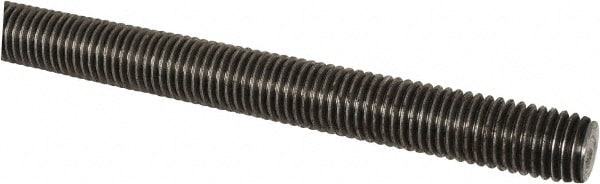 Made in USA 1166 Threaded Rod: 1-8, 6 Long, Low Carbon Steel Image