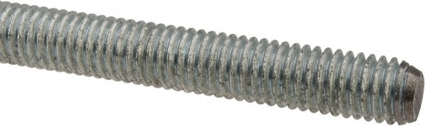 Made in USA 3106 Threaded Rod: 7/16-14, 6 Long, Low Carbon Steel Image