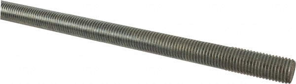 Made in USA 3166 Threaded Rod: 1-8, 6 Long, Low Carbon Steel Image