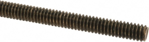 Value Collection 12604 Threaded Rod: 1/4-20, 6 Long, Brass Image