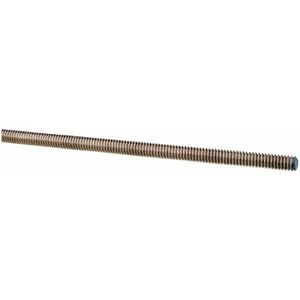 Made in USA - 1/4-20 x 6' Stainless Steel Threaded Rod - 66052101 - MSC ...