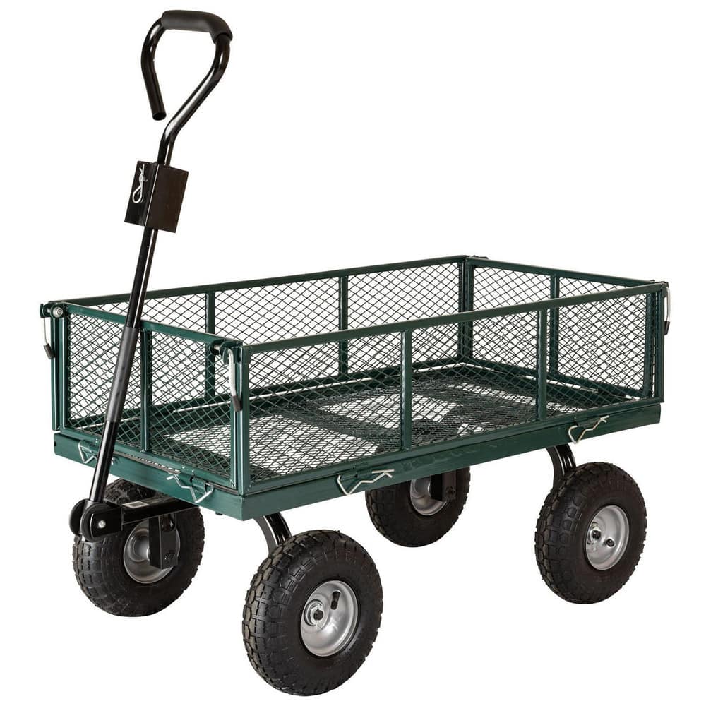 Carts; Cart Type: Garden Cart ; Brake Type: No Brake ; Width (Inch): 20 ; Assembly: Assembly Required ; Wheel Diameter: 10in ; Material: Steel