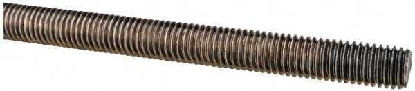 Made in USA 45516 Threaded Rod: 1/2-13, 6 Long, Stainless Steel, Grade 304 (18-8) Image