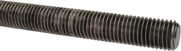 Made in USA 9146 Threaded Rod: 3/4-10, 6 Long, Stainless Steel, Grade 304 (18-8) Image