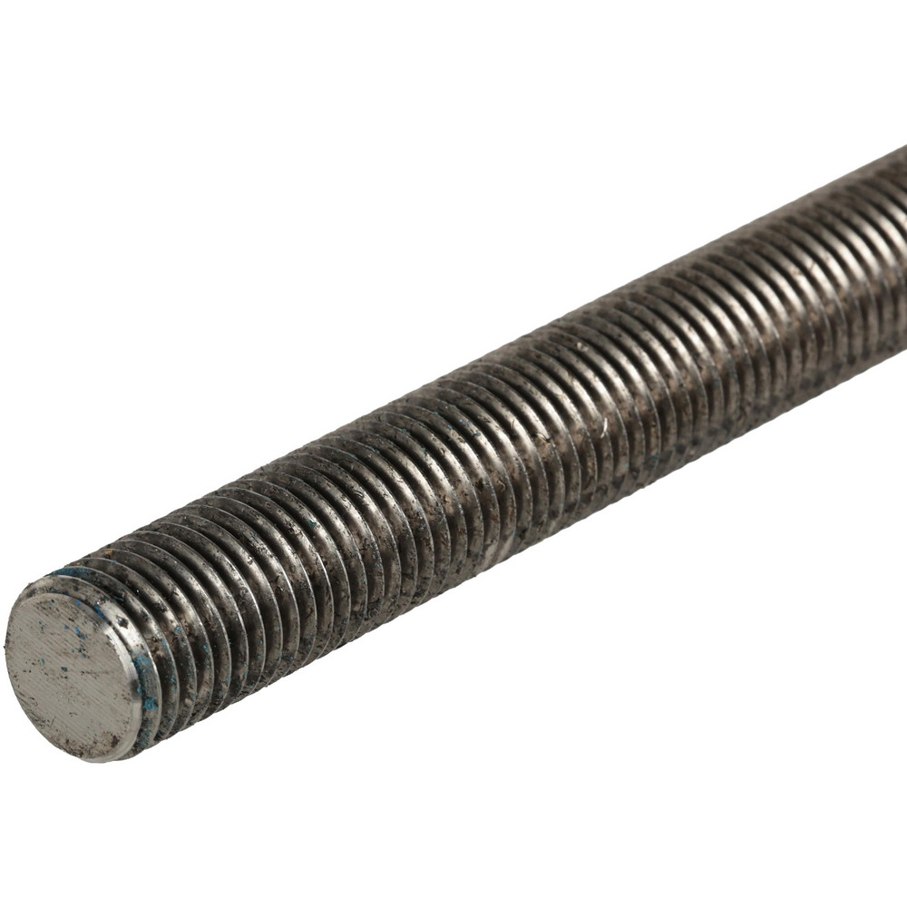 Made in USA - General-Purpose Threaded Rod: 7/8-9, 6' OAL, Stainless ...