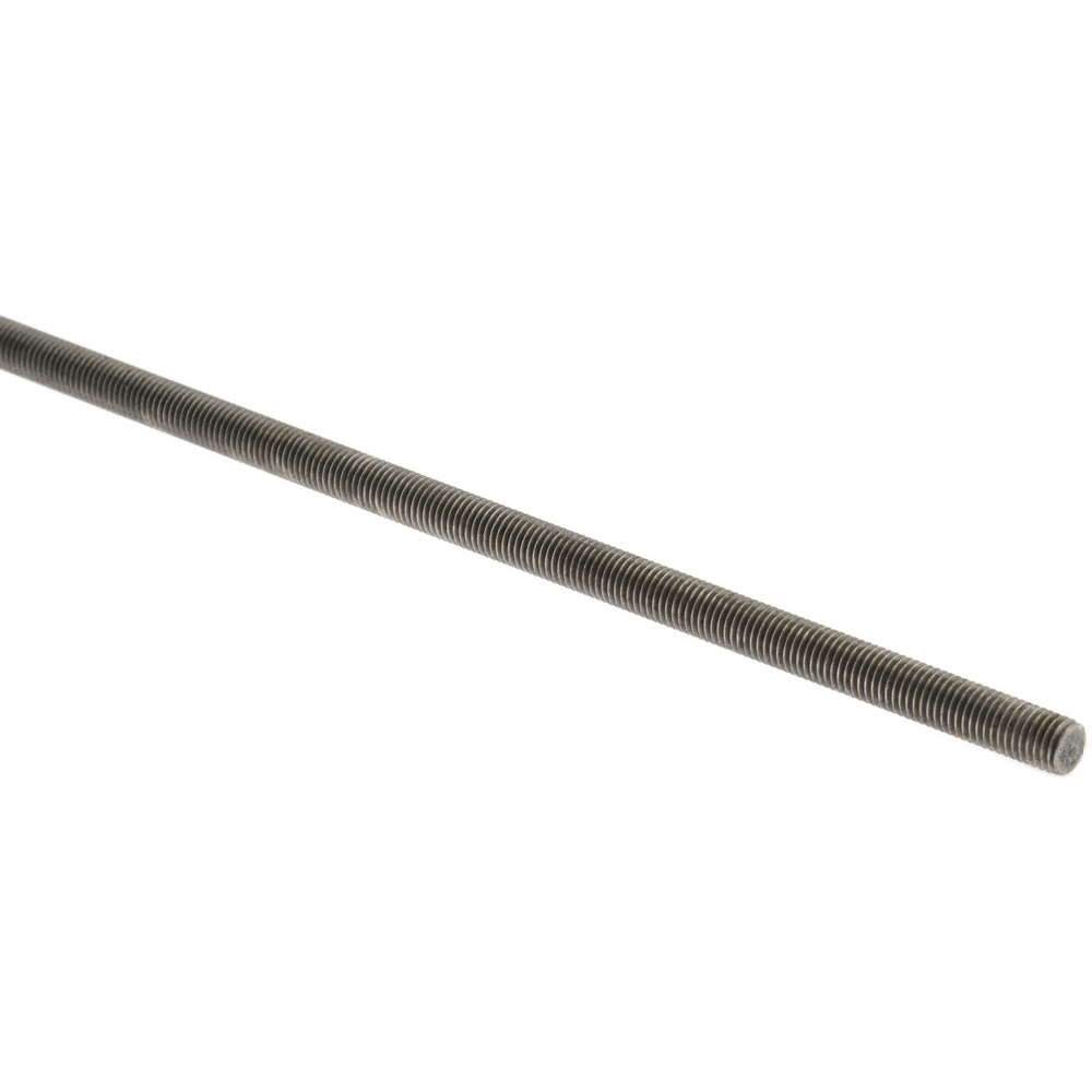 Made in USA - General-Purpose Threaded Rod: 1/4-28, 6' OAL, Stainless ...