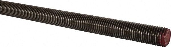 Value Collection 5176 Threaded Rod: 1-1/8-7, 6 Long, Alloy Steel, Grade B7 Image