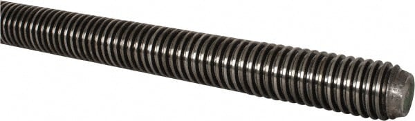 Value Collection 5206 Threaded Rod: 1-1/2-6, 6 Long, Alloy Steel, Grade B7 Image