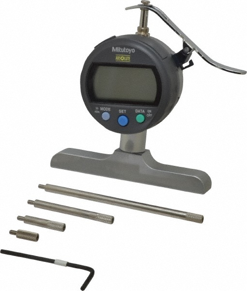 Mitutoyo 0" to 8" Stainless Steel Electronic Depth Gage 66071135