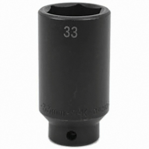 SK Impact Socket 1/2" Drive, 33 mm Socket MSC Direct