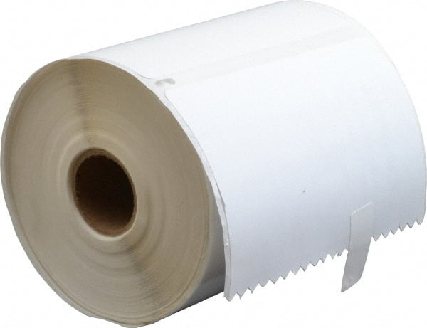 Dymo 1744907 Label Maker Label: White, Die Cut Paper with Semi Perm Adhesive, 6" OAL, 4" OAW, 220 per Roll, 1 Roll 