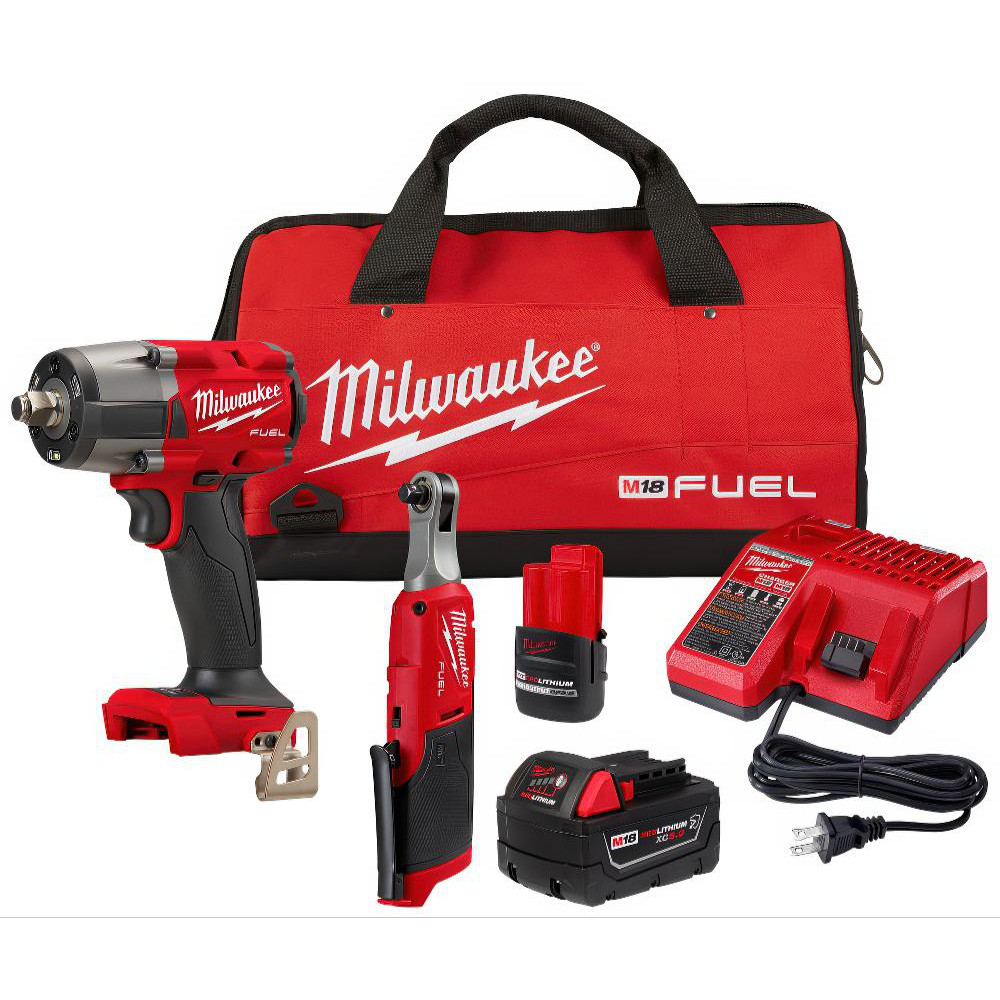 Milwaukee Tool 12 00 18 00 Volt Cordless Tool Combination Kit MSC milwaukee-tool-12-00-18-00-volt-cordless-tool-combination-kit-msc
