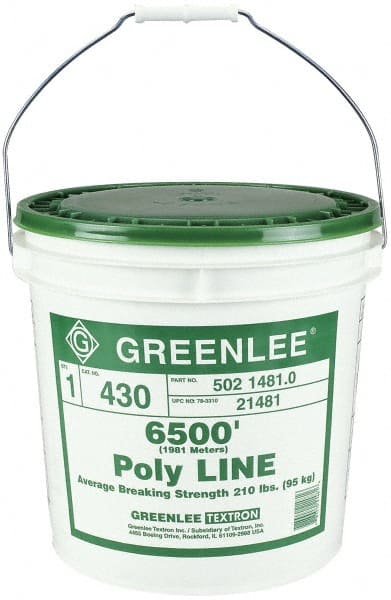 Greenlee 431 5,200 Ft. Long, Polyline Rope 