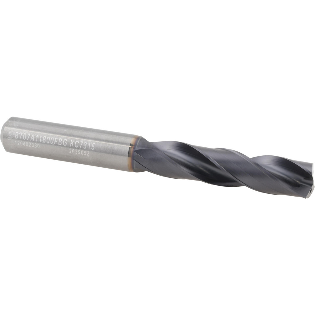 Kennametal 2658030 Screw Machine Length Drill Bit: 0.3465" Dia, 180 &deg;, Solid Carbide Image