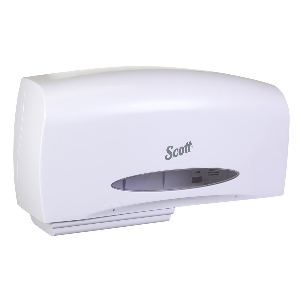 Coreless Double Roll Plastic Toilet Tissue Dispenser